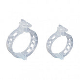 Hectarul - Set 100 buc Clipsuri  palisat rosii